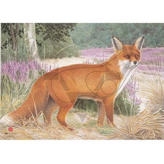 Archery board fox 68x50 cm