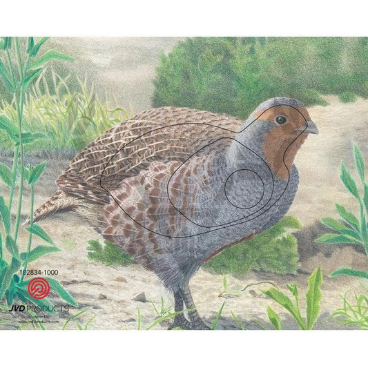 Archery board partridge 33x27 cm