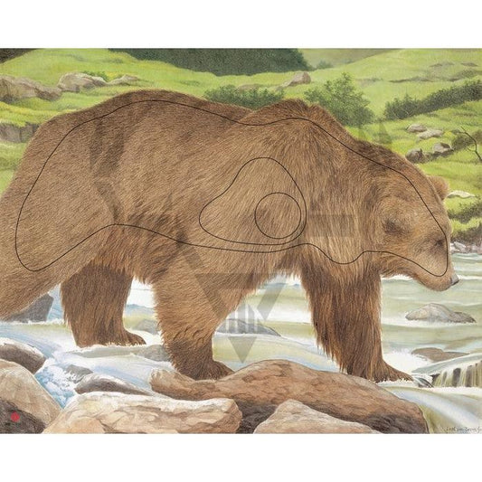 Archery board bear 110x96cm